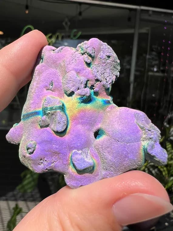Moonbeam aura fibrous velvet malachite