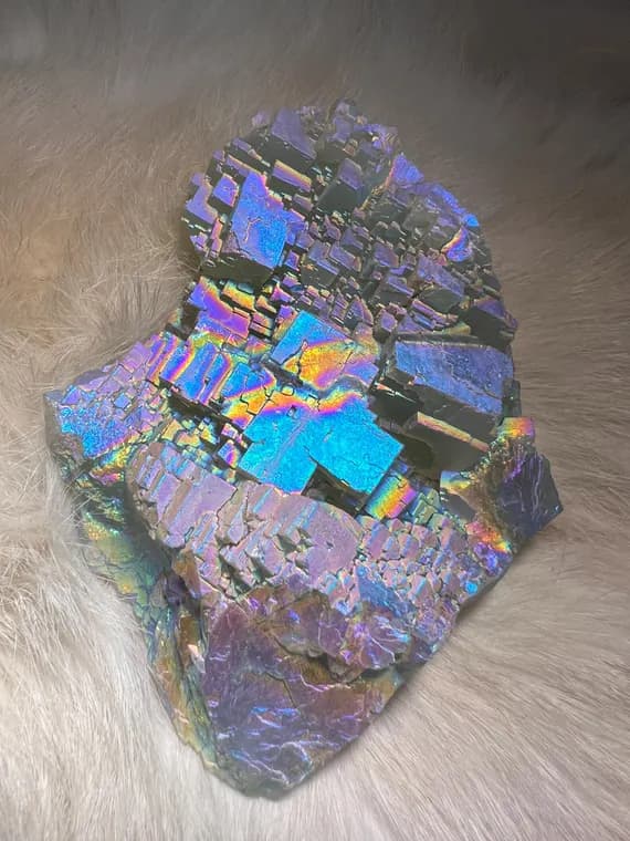 Moonbeam aura Namibian Omihana Green Stepped Fluorite