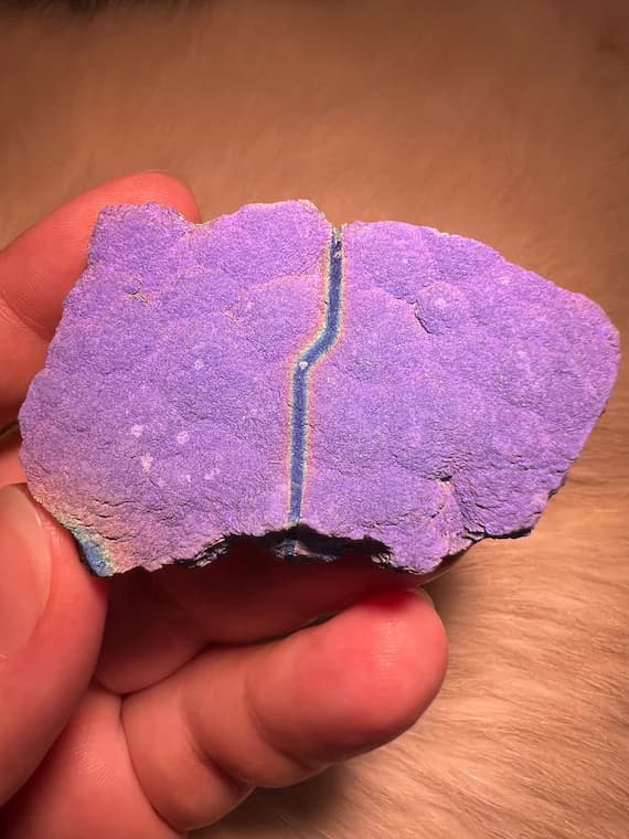 Rare moonbeam aura Sparkly Azurite Sun plate