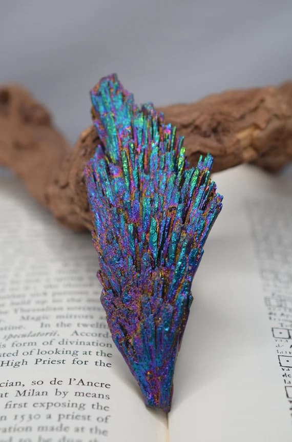 Beautiful titanium aura kyanite