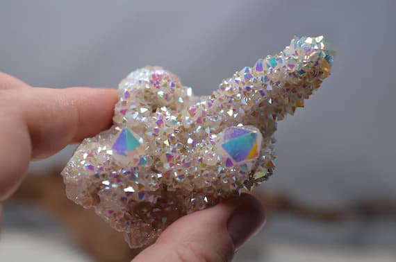 Large stunning Angel aura spirit Quartz cluster faery cactus